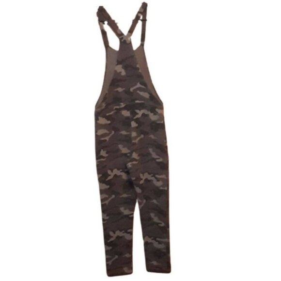 Revolve BB Dakota Where'd She Go Camouflage Overalls Army Green Size M - Picture 4 of 11